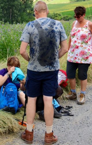 Johan had het wel erg warm.